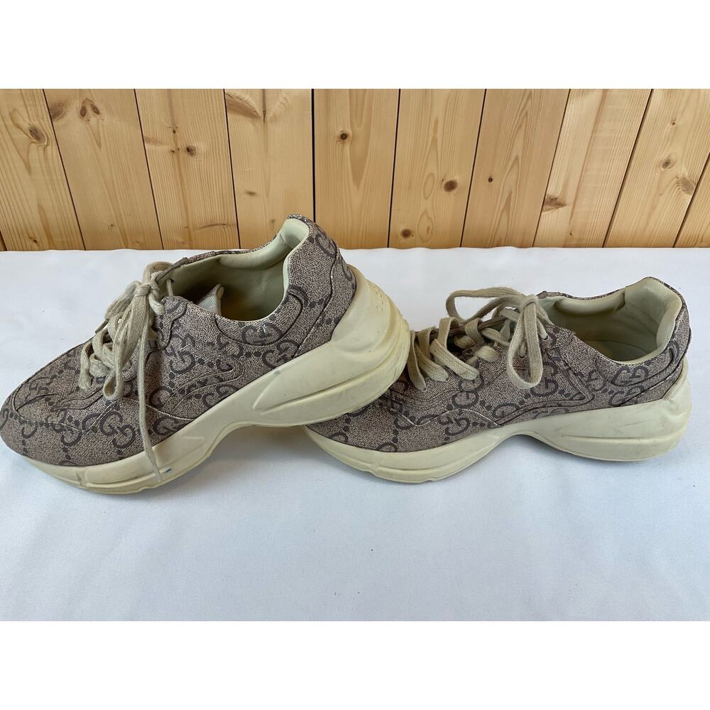 Pre-Owned Men's Gucci Rhyton Shoes, Size 47, US 13